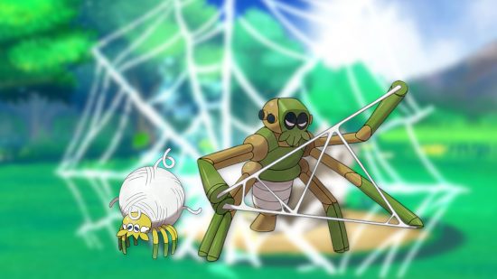 Imagem personalizada de Tarountula e Spidops para o guia Pokemon aranha