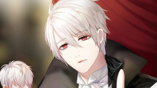 mensageiro místico zen 2 Mystic Messenger Zen: Zen vestido como um vampiro parecendo triste.
