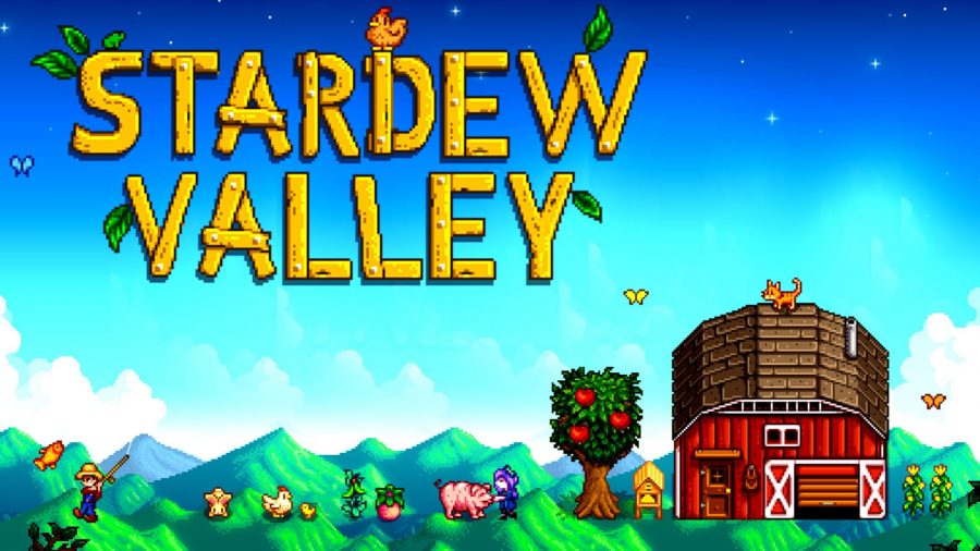 jogos casuais-stardew-valley Arte da capa de Stardew Valley, um jogo casual de fazenda