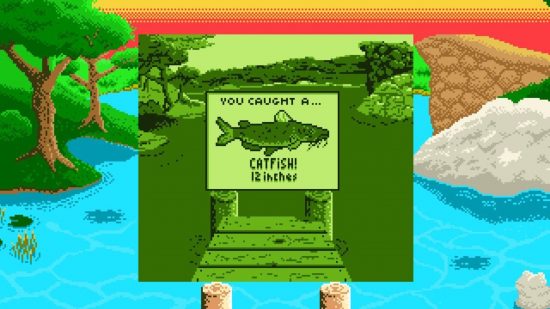 pesca-férias-interruptor-revisão-1 Revisão do Fishing Vacation Switch - um peixe no final de uma doca