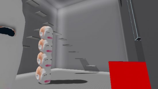 roblox-parkour-escape-running-head Cabeças assustadoras de Escape Running Head para jogos de parkour Roblox