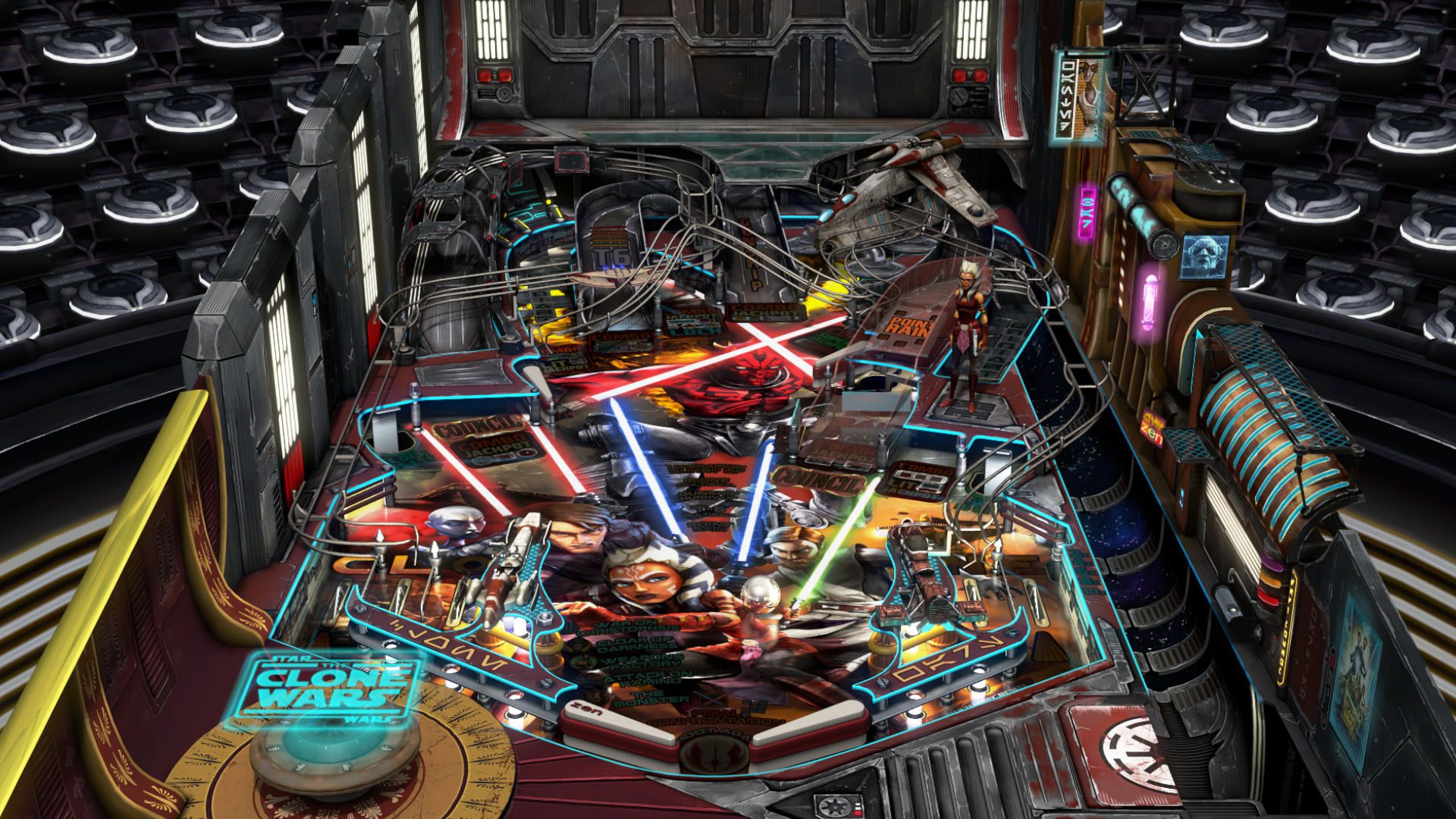star-wars-games-pinball-7 Captura de tela do quadro Star Wars Pinball 7 para o melhor guia de jogos Star Wars