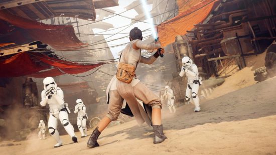 star-wars-games-battlefront-2 Captura de tela de Rei inclinando-se para um ataque de Star Wars Battlefront 2 para o melhor guia de jogos de Star Wars