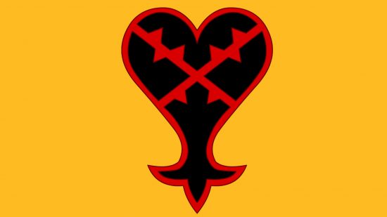 logotipo do reino-corações-sem-coração logotipo sem coração de Kingdom Hearts