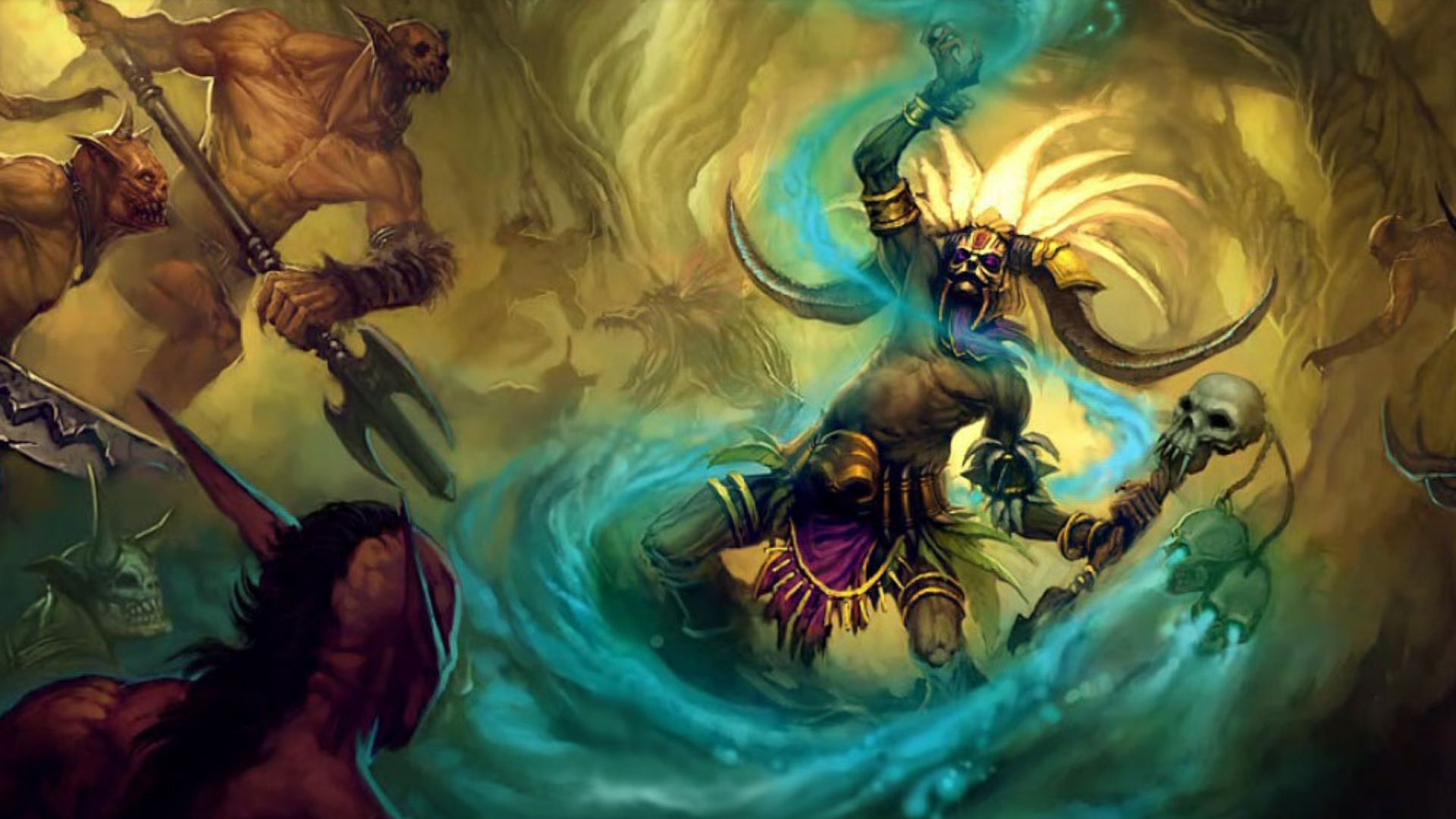 jogos-like-skyrim-diablo-3 Arte de um jogo como Skyrim.