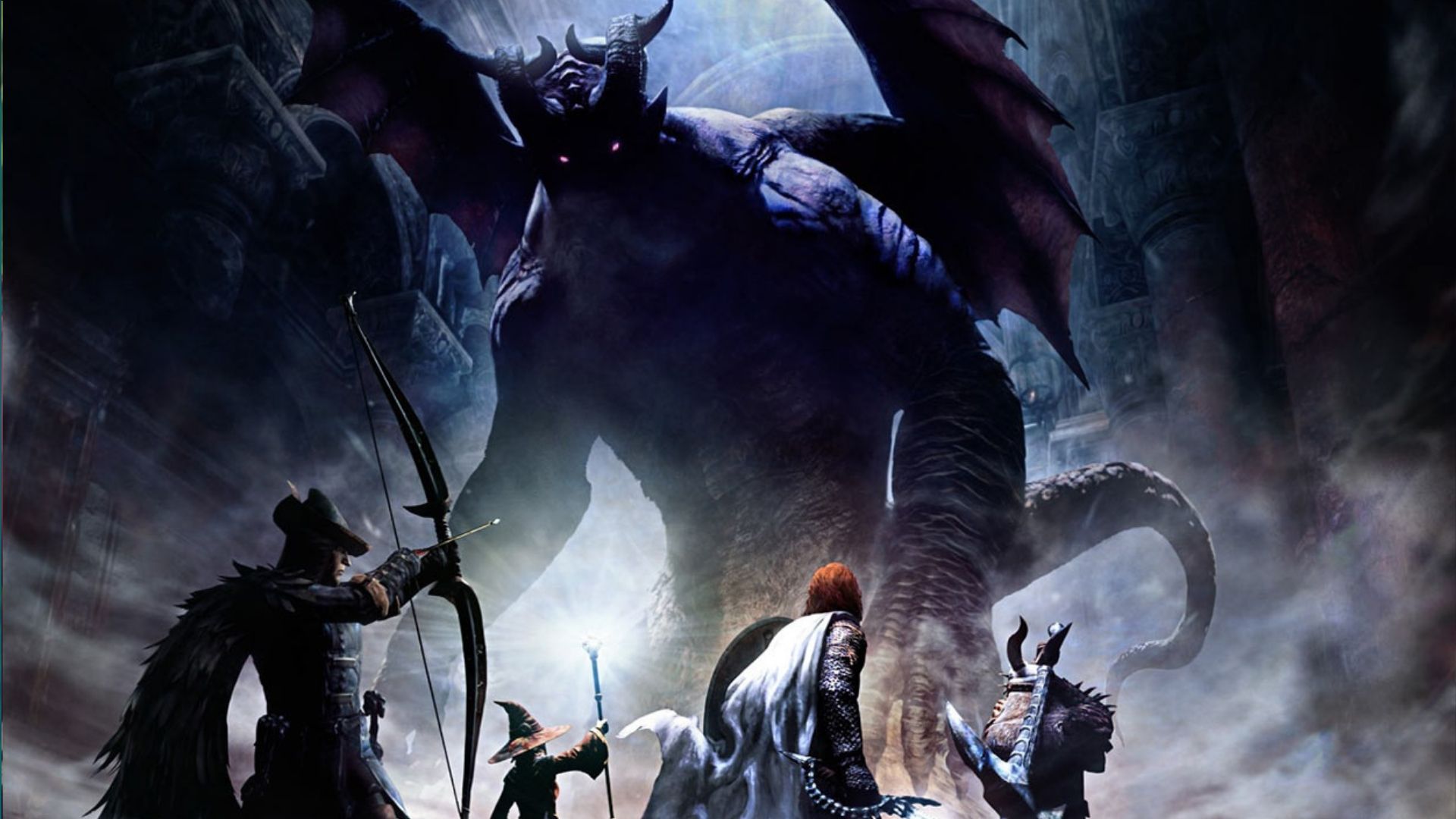 jogos-como-skyrim-dragões-dogma Arte de um jogo como Skyrim.