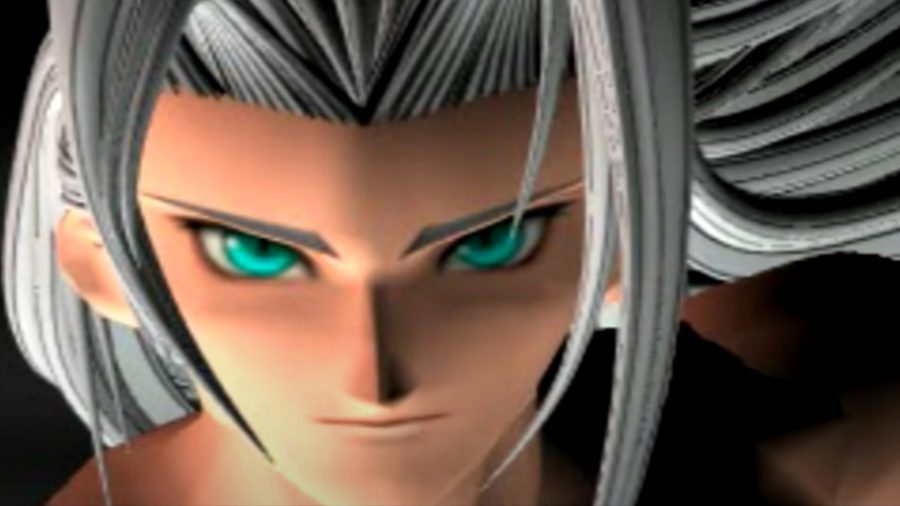fantasia final-vii-sephiroth-3 Detalhe de Sephiroth