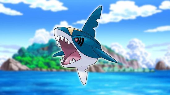 Fish Pokemon: a arte principal da série Pokemon mostra o Pokemon Sharpedo parecido com um peixe