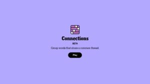 Nyt Connections Image