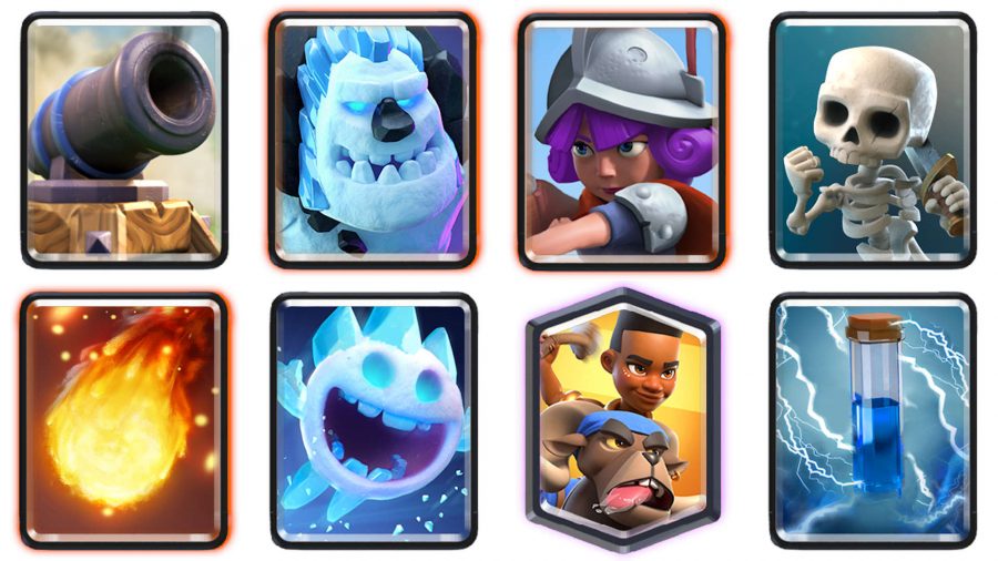 Ram Riders em um deck Clash Royale
