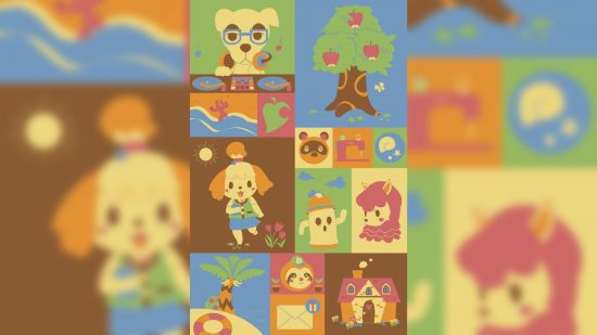 Papel de parede de Animal Crossing Um papel de parede Animal Crossing para telefones celulares