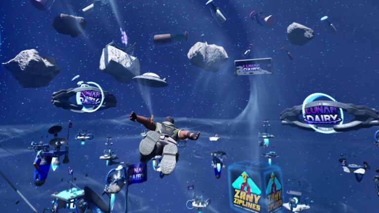 Fortnite Zany Ziplines Space Image
