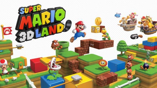 Melhores jogos 3DS - Uma cena em Super Mario 3D Land com Mario