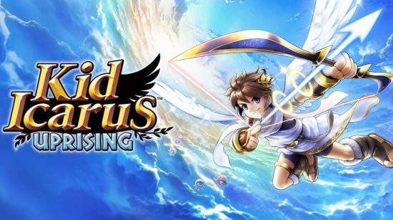 Melhores jogos 3DS - A página oficial do logo de Kid Icarus Uprising