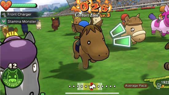 Um cavalo atacando em uma corrida de Solitaire Grand Harvest para o melhor guia de jogos para um jogador