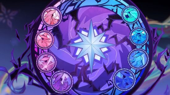 Genshin Impact Hexenzirkel logotipo Genshin Impact Hexenzirkel logotipo