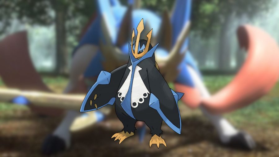 Arte do Pokémon de aço Empoleon