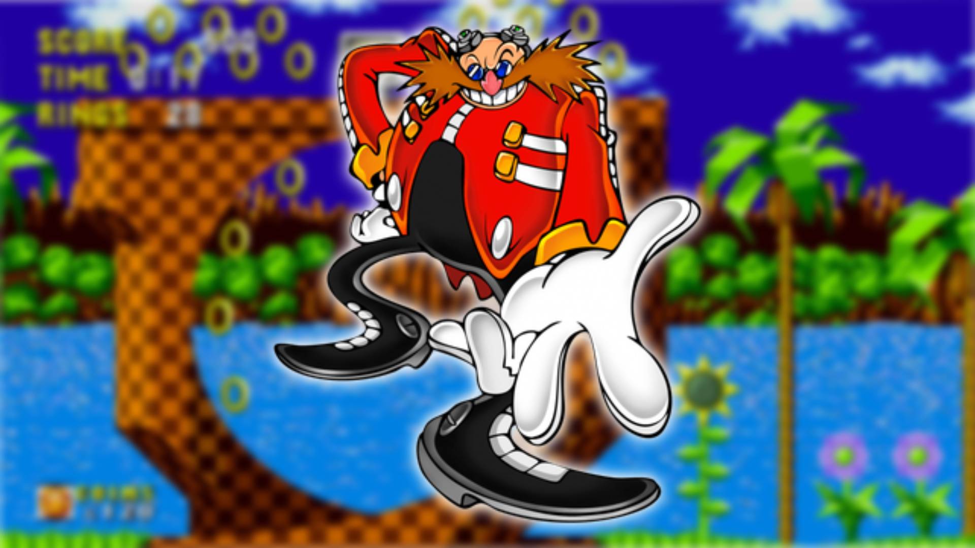 Sonic the Hedgehog: Dr. Robotnik é visível