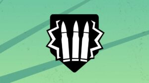 An image of three bullets with a shake effect around them on a green background