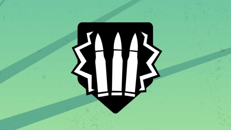 An image of three bullets with a shake effect around them on a green background