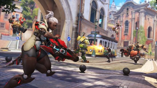 jogos como Fortnite Overwatch 2 jogos como Fortnite Overwatch 2: personagens em uma batalha