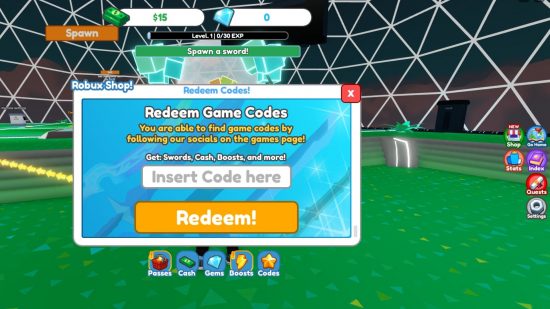 Códigos reforjados de fábrica de espadas Como resgatar os códigos Sword Facotry Reforged no jogo