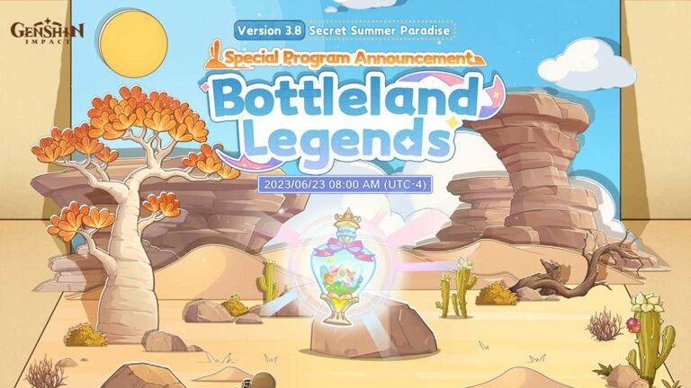 Genshin Impact Version 3 8 Bottleland Legends Image
