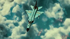 War Thunder Plane In Clouded Sky Image