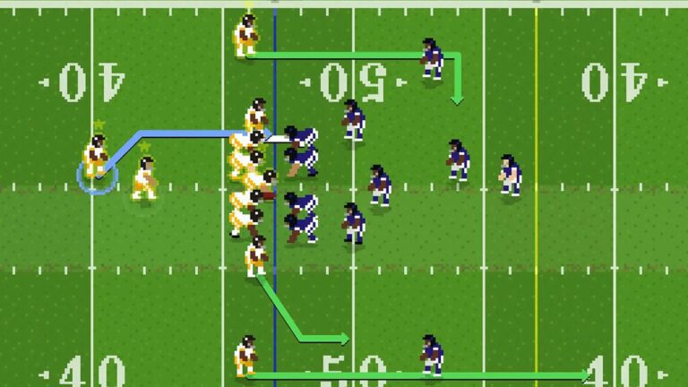 Retro Bowl Offensive Play Image