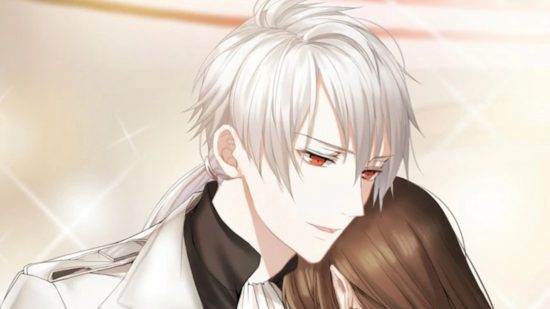 mensageiro místico zen 1 Mystic Messenger Zen: Zen abraçando o personagem principal.