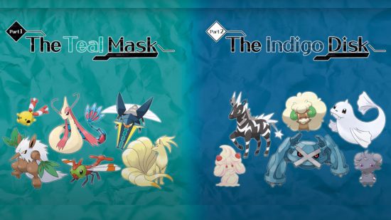 pokémon escarlate e violeta dlc 4 Pokémon Scarlet e Violet DLC: Um gráfico mostrando os Pokémon das gerações anteriores chegando a Scarlet e Violet no DLC.