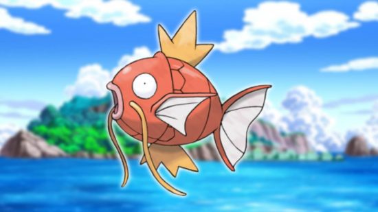 Fish Pokemon: a arte principal da série Pokemon mostra o Pokémon Magikarp parecido com um peixe