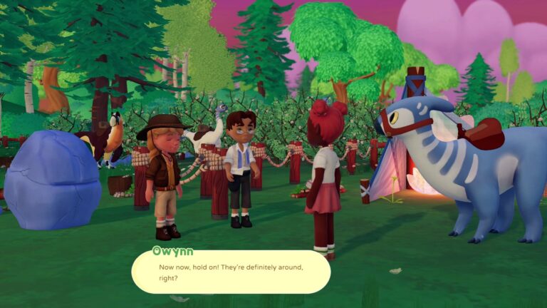Paleo Pines Dialogue Image
