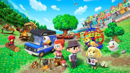 Melhores jogos 3DS - Personagens de Animal Crossing New Leaf com Isabelle e Wisp