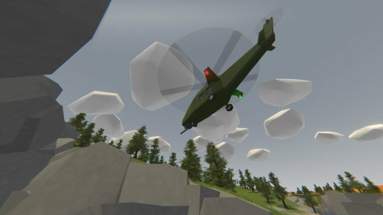 Unturned Helicopter In Air Image