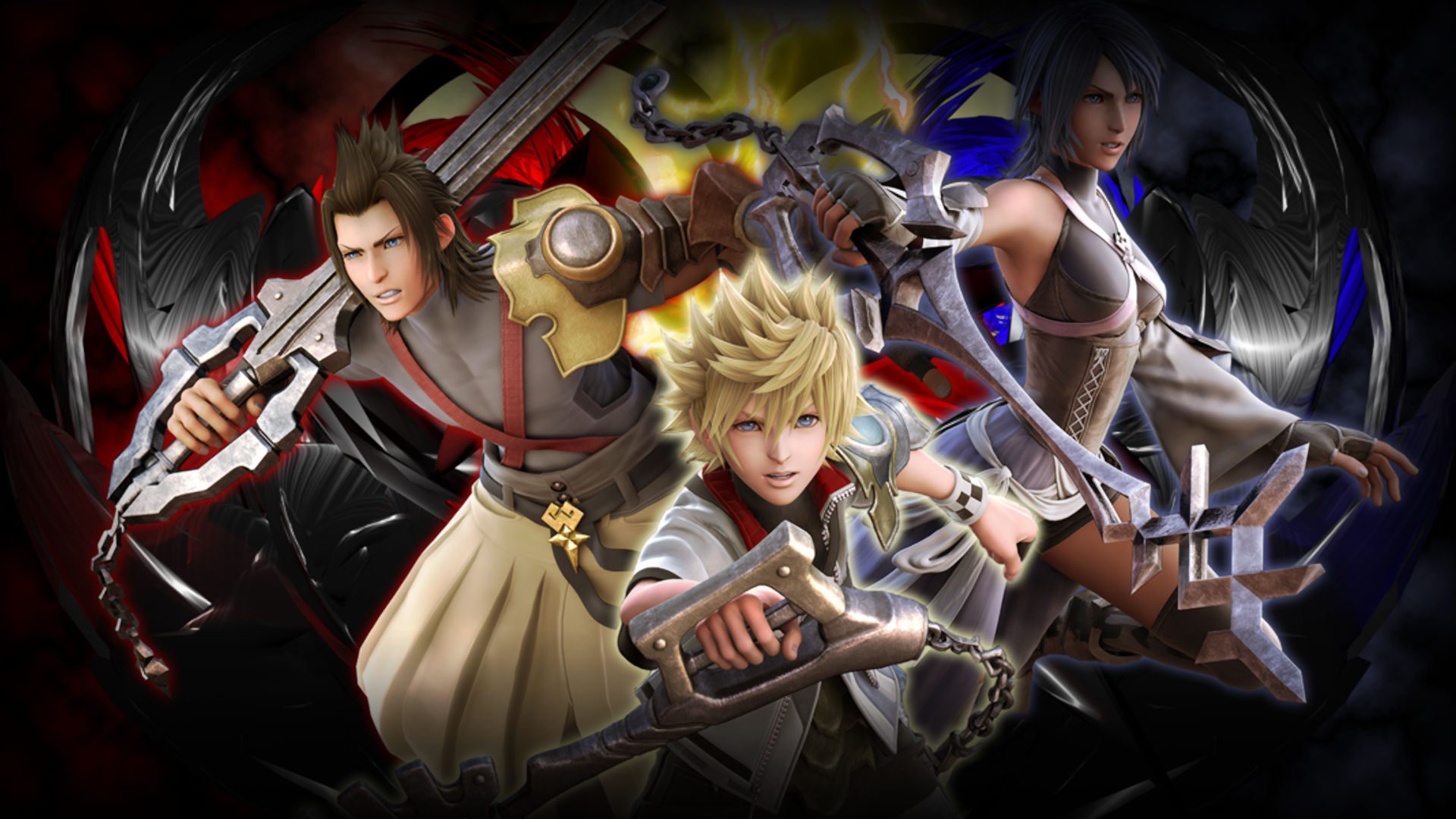 Kingdom-hearts-wallpaper-Birth-By-Sleep-3 Terra, Ventus e Aqua