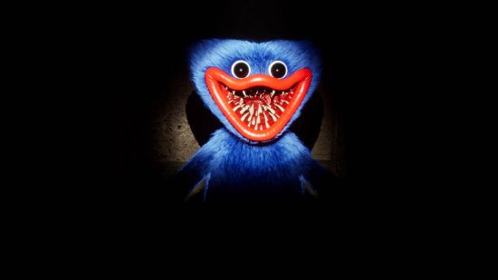 poppy-playtime-fanart (4) Fanart Poppy Playtime: Huggy Wuggy é visível em uma renderização 3D, criada no Unreal Engine 5