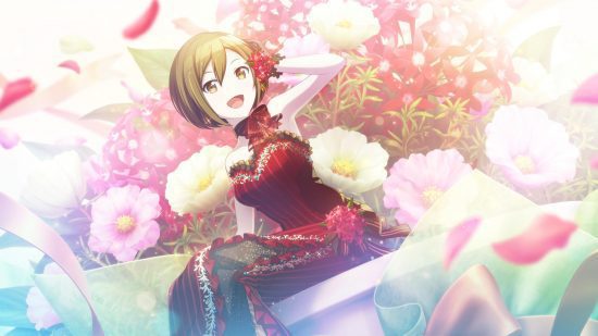 personagens do projeto sekai 3 Personagens do Projeto Sekai: arte do cartão de aniversário de Meiko.