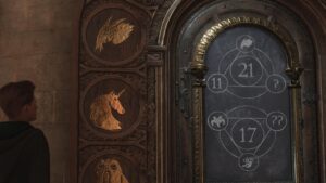 Guia do quebra-cabeça da porta do Legado de Hogwarts