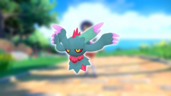 pokémon-escarlate-violeta-mais forte-pokémon (2) Pokémon violeta escarlate, o Pokémon mais forte: a arte principal mostra o Pokémon fantasma antigo, flutter mane