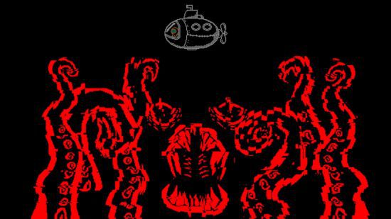 peixes-jogos-profundos Captura de tela do kraken atacando o submarino em Deep Ones para guiar os melhores jogos de peixe