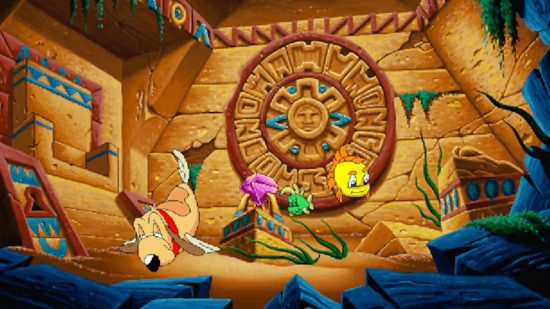 peixe-jogos-freddi-peixe Captura de tela de Freddi Fish e seus amigos para guiar os melhores jogos de peixe