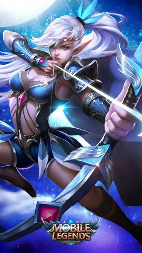 Papel de parede do Mobile Legends Miya 2 PAPEL DE PAREDE DO MOBILE LEGENDS Miya Moonlight Archer