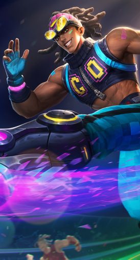 mobile-legends-wallpaper-5 Um herói do Mobile Legends jogando futebol de rua