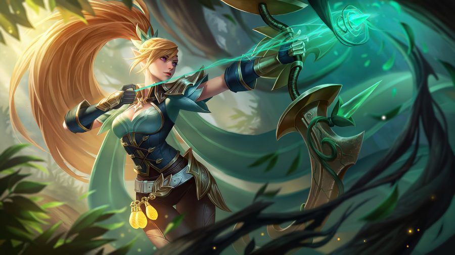 Papel de parede do Mobile Legends Miya 1 MOBILE LEGENDS WALLPAPER MIYA Jungle Ranger skin