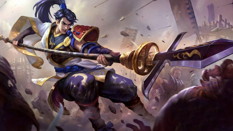 Papel de parede do Mobile Legends Zilong 1 MOBILE LEGENDS WALLPAPER ZILONG Pele do guerreiro oriental