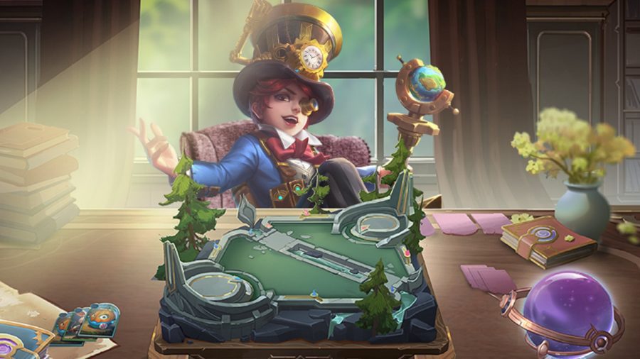 mobile-legends-wallpaper-10 Um personagem do Mobile Legends exibindo a arena