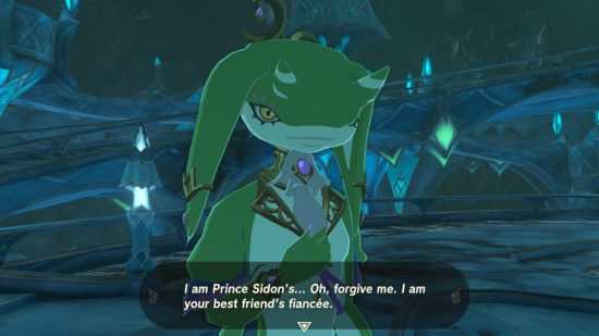 Um dos personagens de Zelda Tears of the Kingdom Yona