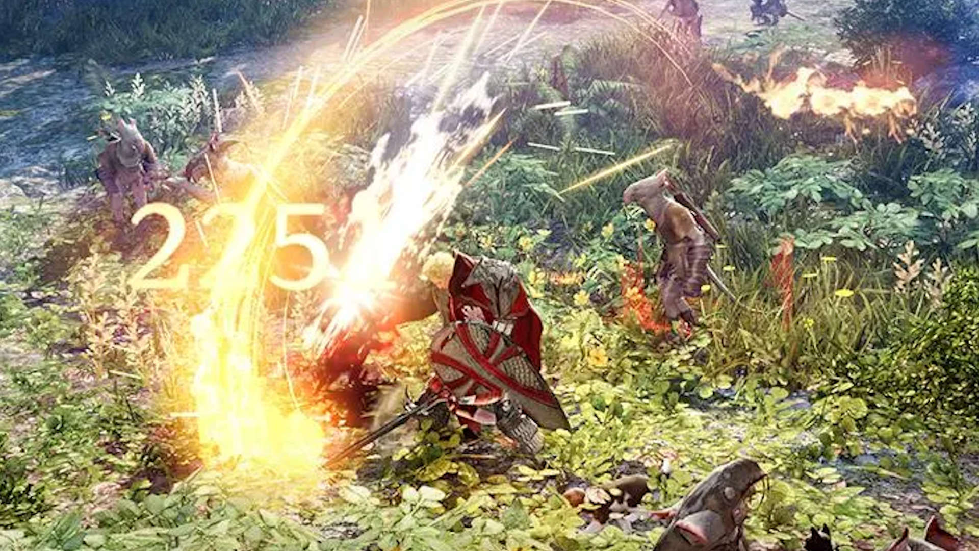 melhor-mobile-mmorpgs-black-desert-mobile Melhores MMORPGs móveis: Black Desert Mobile.  A imagem mostra um personagem causando 225 de dano em um ataque a um inimigo no campo.