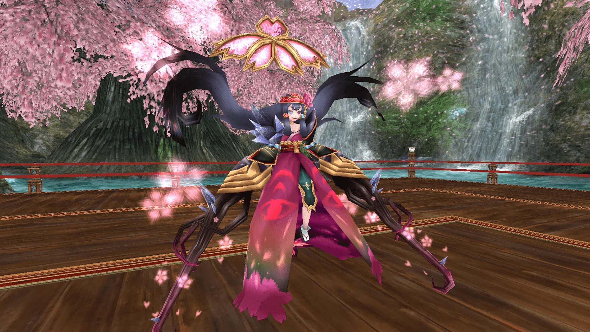 melhor-móvel-mmorpgs-toram-online Melhores MMORPGs móveis: Toram Online.  A imagem mostra uma garota de anime piscando, com cabelos escuros esvoaçantes atrás dela.